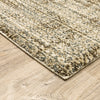 Oriental Weavers Astor 1449M Beige/ Brown Area Rug Corner On Wood