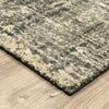 Oriental Weavers Astor 2541M Charcoal/ Beige Area Rug Corner On Wood