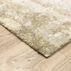 Oriental Weavers Astor 8322J Gold/ Beige Area Rug Corner On Wood