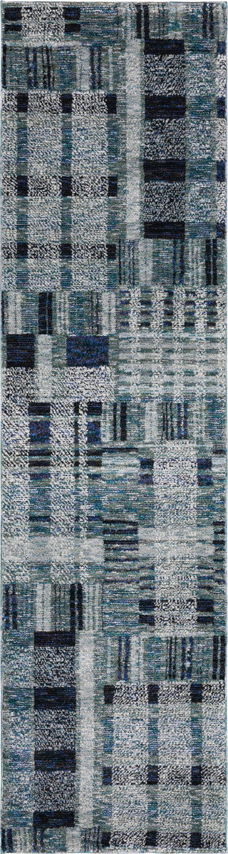 Oriental Weavers Atlas 752B0 Blue/Blue Area Rug Runner Image