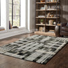 Oriental Weavers Atlas 752C0 Black/Grey Area Rug Lifestyle Image Feature