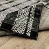 Oriental Weavers Atlas 752C0 Black/Grey Area Rug Backing Image