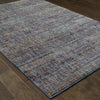 Oriental Weavers Atlas 8033F Purple/Grey Area Rug On Wood