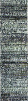 Oriental Weavers Atlas 8033J Blue/Grey Area Rug Runner