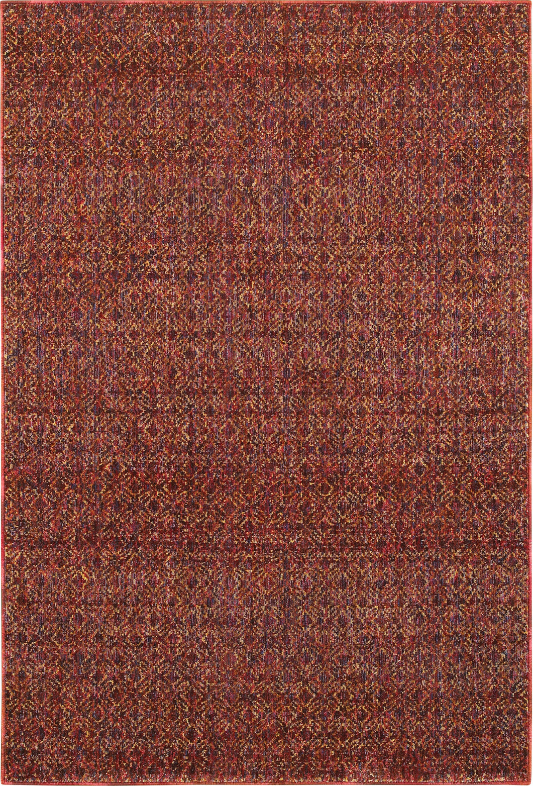 Oriental Weavers Atlas 8048K Red/ Rust Area Rug main image featured