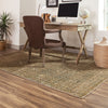 Oriental Weavers Atlas 8048P Green/Gold Area Rug Room Scene Feature