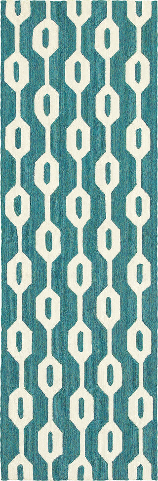 Tommy Bahama Atrium 51102 Blue Area Rug Runner