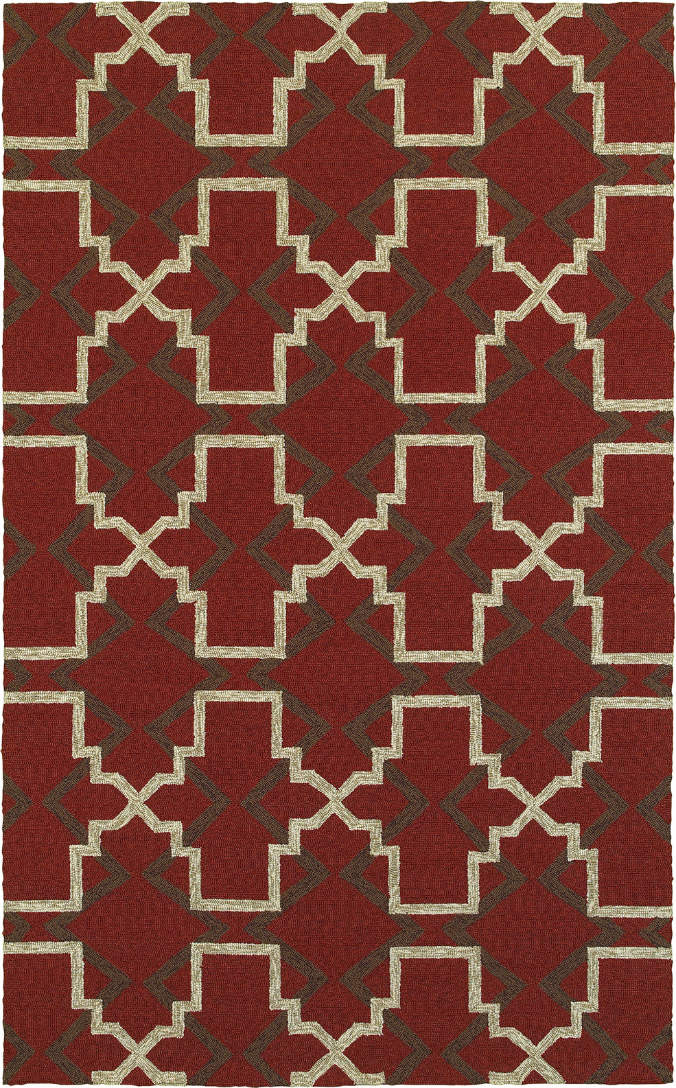 Tommy Bahama Atrium 51103 Red Area Rug Main Feature