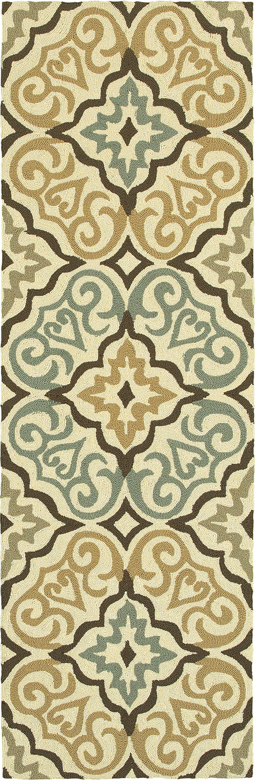 Tommy Bahama Atrium 51106 Ivory Area Rug Incredible Rugs and Decor