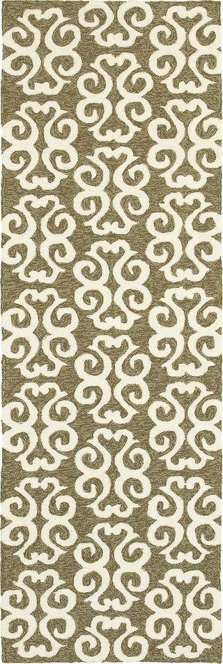 Tommy Bahama Atrium 51108 Brown Area Rug Runner