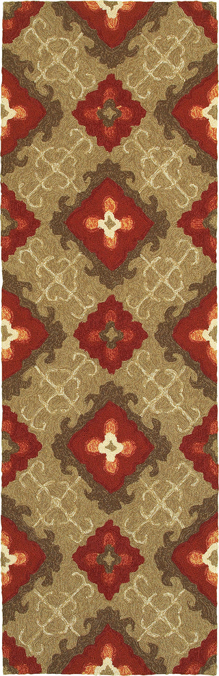 Tommy Bahama Atrium 51109 Brown Area Rug Runner