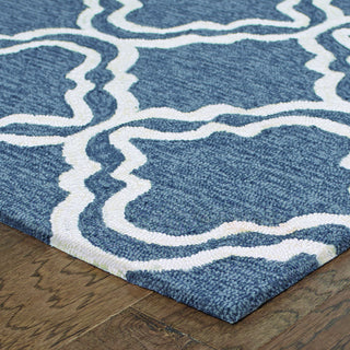 Tommy Bahama Atrium 51110 Grey Area Rug Corner