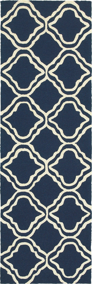 Tommy Bahama Atrium 51111 Blue Area Rug Runner