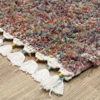 Oriental Weavers Axis AX01A Multi/Ivory Area Rug Corner Image