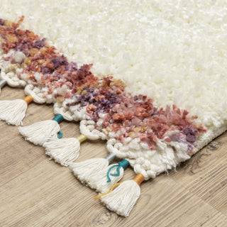 Oriental Weavers Axis AX04A Ivory/Multi Area Rug Corner Image