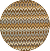 Oriental Weavers Bali 1732D Grey/Gold Area Rug 7' 10'' Round
