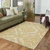 Oriental Weavers Bali 8424J Ivory/Gold Area Rug Lifestyle Image Feature