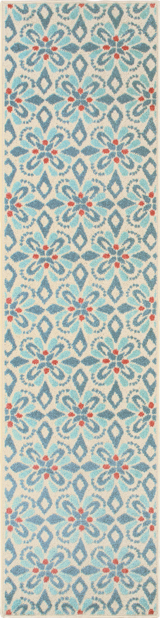 Oriental Weavers Barbados 5994Z Blue/Ivory Area Rug 1'10'' X7'6'' Runner