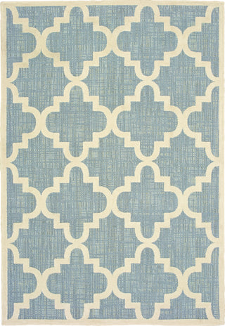 Oriental Weavers Barbados 6437J Blue/Ivory Area Rug main image