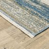 Oriental Weavers Bauer 042L2 Blue/Beige Area Rug Corner Image