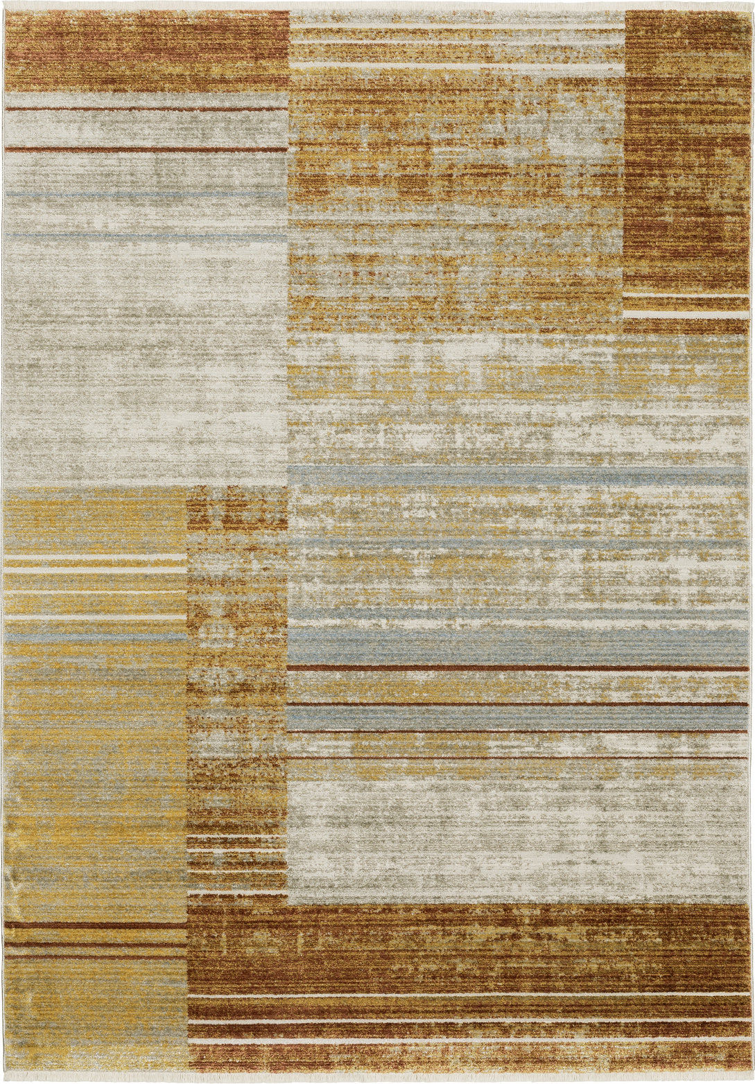 Oriental Weavers Bauer 090R2 Rust/Gold Area Rug main image featured