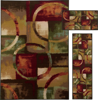 Oriental Weavers Benton 48121 Black/Green Area Rug Main Image