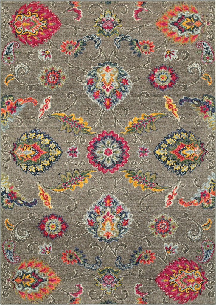Oriental Weavers Bohemian 191J5 Grey/ Multi Area Rug main image
