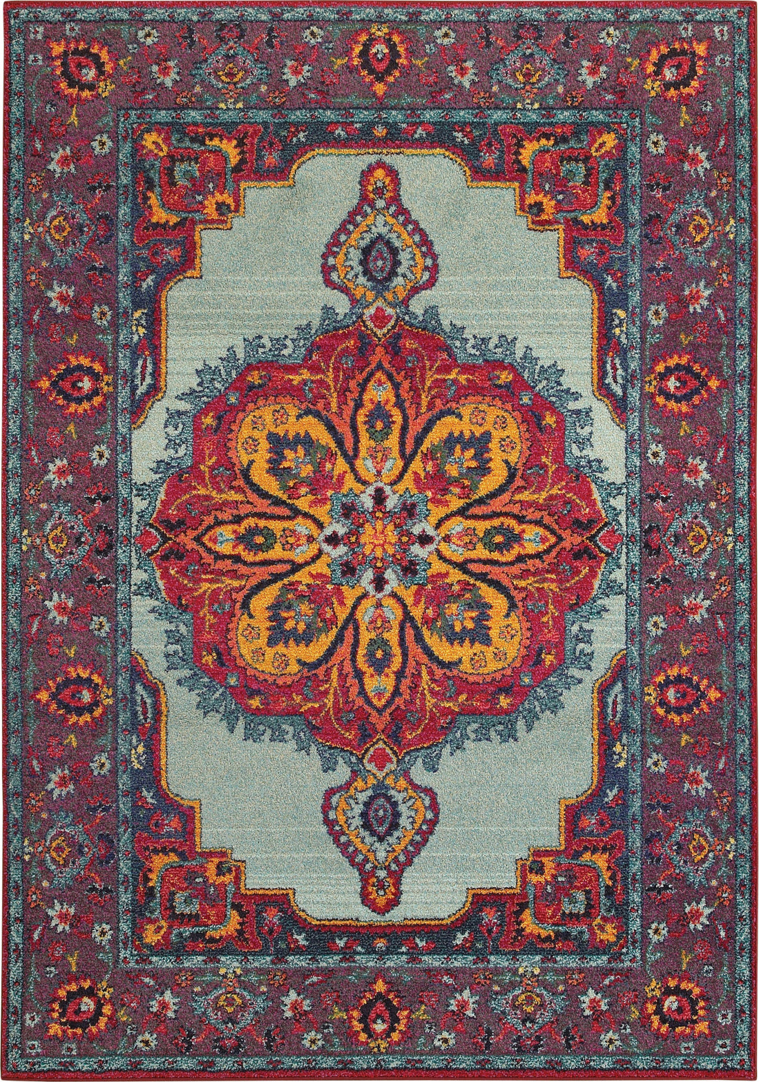 Oriental Weavers Bohemian 3339M Blue/ Purple Area Rug main image