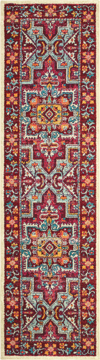 Oriental Weavers Bohemian 5330R Red/ Pink Area Rug Runner