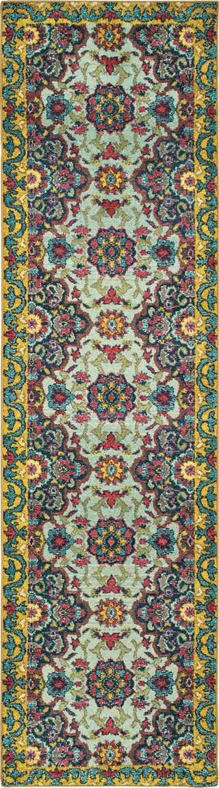 Oriental Weavers Bohemian 539E5 Blue/ Yellow Area Rug Runner