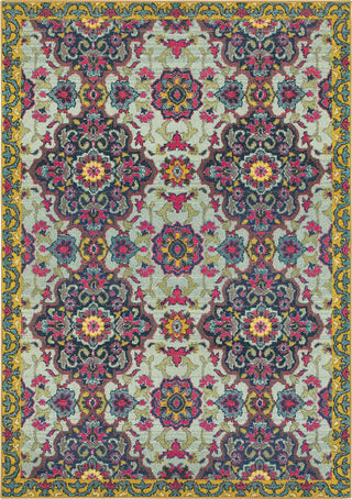 Oriental Weavers Bohemian 539E5 Blue/ Yellow Area Rug Main