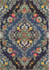 Oriental Weavers Bohemian 761N5 Navy/ Blue Area Rug main image
