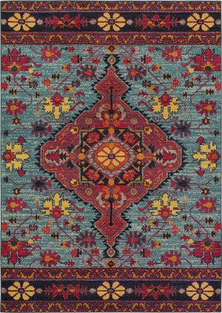 Oriental Weavers Bohemian 8222L Blue/ Pink Area Rug main image