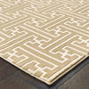 Oriental Weavers Bowen 1333Y Gold Ivory Area Rug Corner Featured