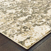 Oriental Weavers Bowen 2067W Grey Gold Area Rug Corner Featured
