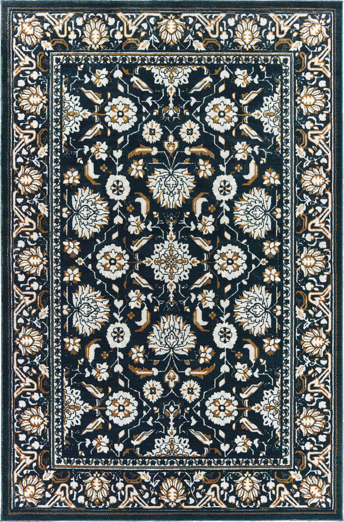 Oriental Weavers Bowen 534L2 Navy Gold Area Rug main image