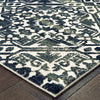 Oriental Weavers Bowen 5506E Navy Ivory Area Rug Corner Featured