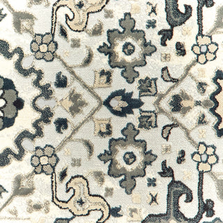 Oriental Weavers Bowen 073J2 Ivory Navy Area Rug Close-up Image