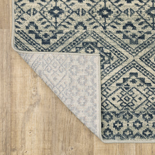 Oriental Weavers Branson BR02A Blue/Beige Area Rug Backing Image