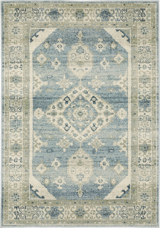 Oriental Weavers Branson BR03A Blue/Beige Area Rug main image