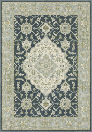 Oriental Weavers Branson BR05A Blue/Ivory Area Rug main image