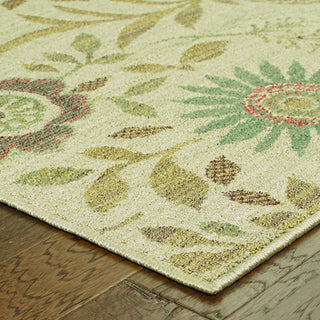 Tommy Bahama Cabana 1330W Beige Area Rug Corner