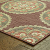 Tommy Bahama Cabana 501M2 Brown Area Rug Corner Feature