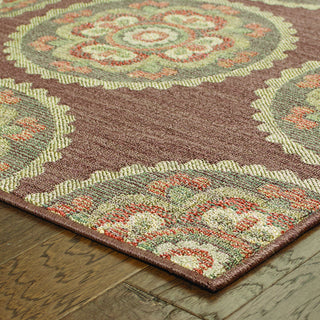 Tommy Bahama Cabana 501M2 Brown Area Rug Corner Shot
