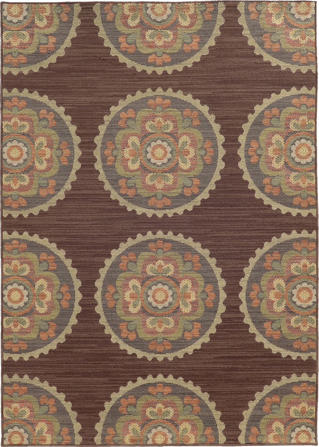 Tommy Bahama Cabana 501M2 Brown Area Rug Main Feature