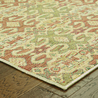 Tommy Bahama Cabana 5501W Pink Area Rug Corner