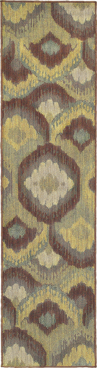 Tommy Bahama Cabana 929N2 Brown Area Rug Runner