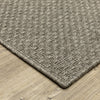 Oriental Weavers Caicos CA01N Grey/Grey Area Rug Corner Image