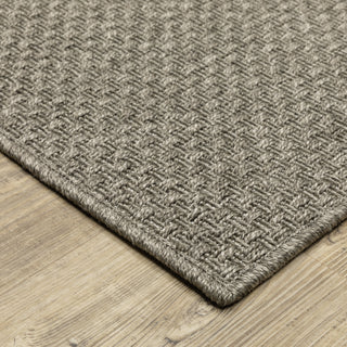 Oriental Weavers Caicos CA01N Grey/Grey Area Rug Corner Image