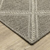 Oriental Weavers Caicos CA02N Grey/Grey Area Rug Corner Image